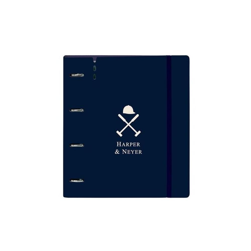 Safta - SAFTA CARPEBLOCK ANILLAS 4X35MM C/RECAMBIO 100H A4 TAPAS PP FOAM C/SEPARADORES HARPER & NEYER