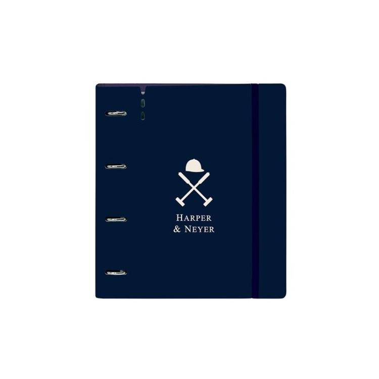 Safta - SAFTA CARPEBLOCK ANILLAS 4X35MM C/RECAMBIO 100H A4 TAPAS PP FOAM C/SEPARADORES HARPER & NEYER