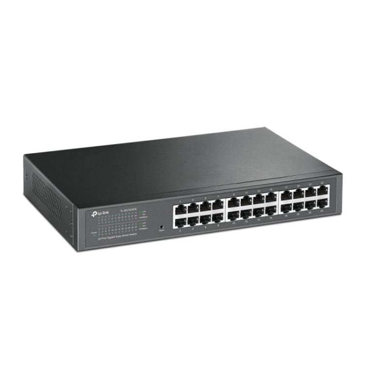 TP-Link - TL-SG1024DE Gestionado L2 Gigabit Ethernet (10/100/1000) 1U Negro