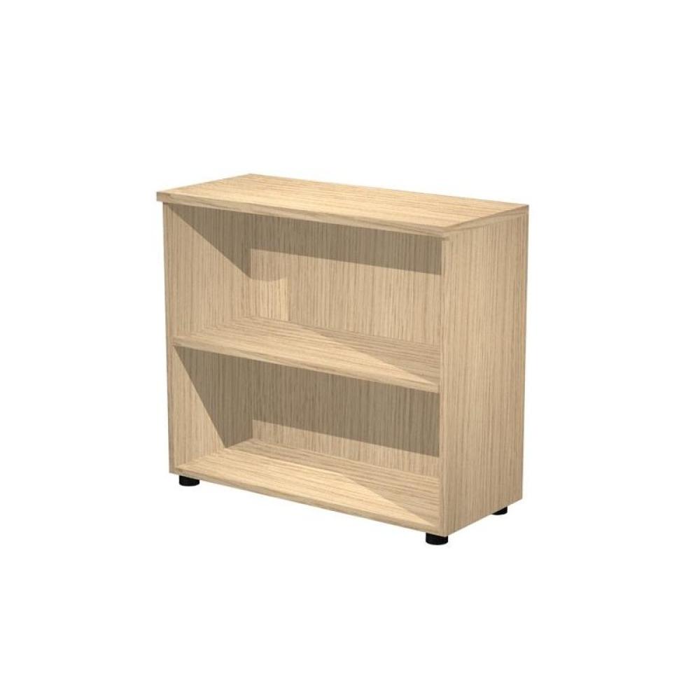 Artexport - ARTEXPORT ESTANTERÍA BAJA PRESTO ABIERTA 1 ESTANTE 22MM REGULABLE CON TRASERA ROBLE