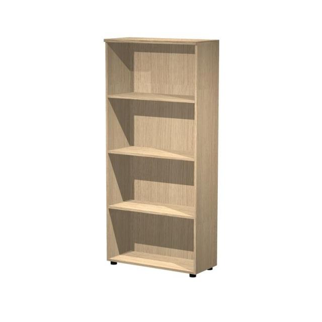 Artexport - ARTEXPORT ESTANTERÍA ALTA PRESTO ABIERTA 3 ESTANTES 22MM CON TRASERA ROBLE