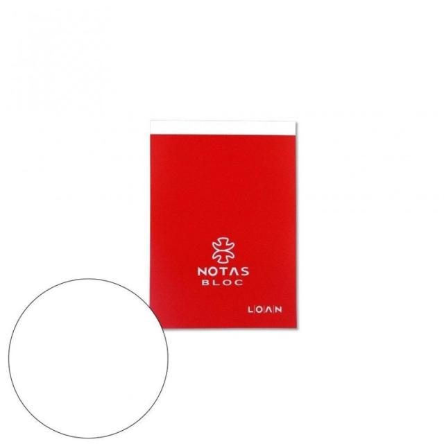 Loan - TALONARIO BLOC DE NOTAS DOCEAVO BLANCO - Pack de 20 unidades