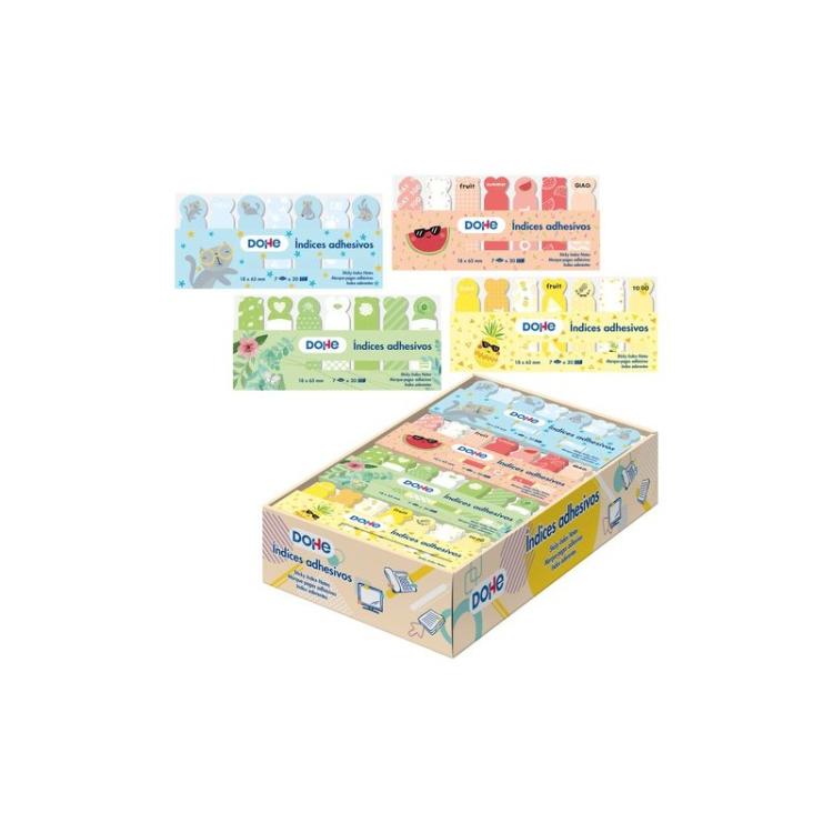 DOHE - BANDERITAS ADH. DOHE FORMAS EXP.36 SET