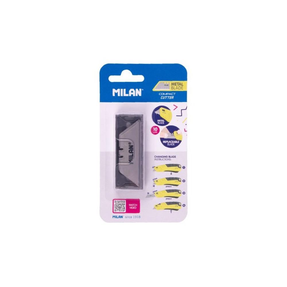 Milan - RECAMBIO CUTER MILAN COMPACT B/10 - Pack de 10 unidades
