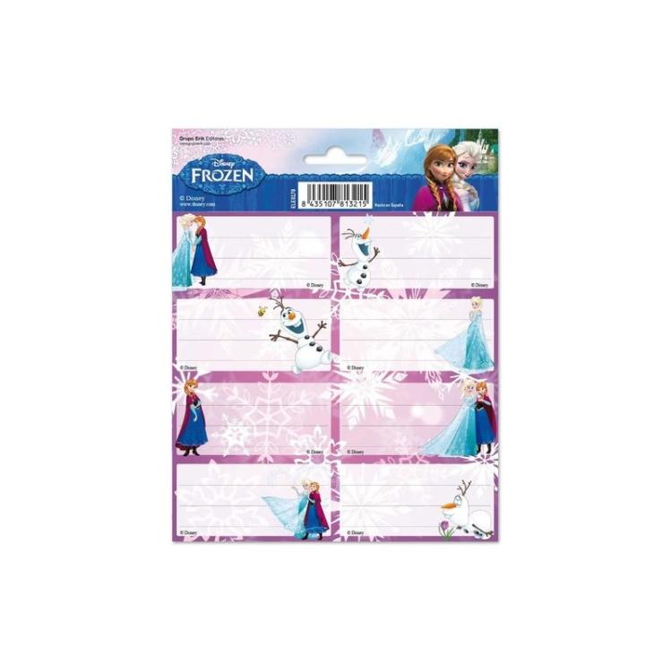 Grupo Erik - ETIQUETA ESCOLAR ERIK 15,8x20 FROZEN