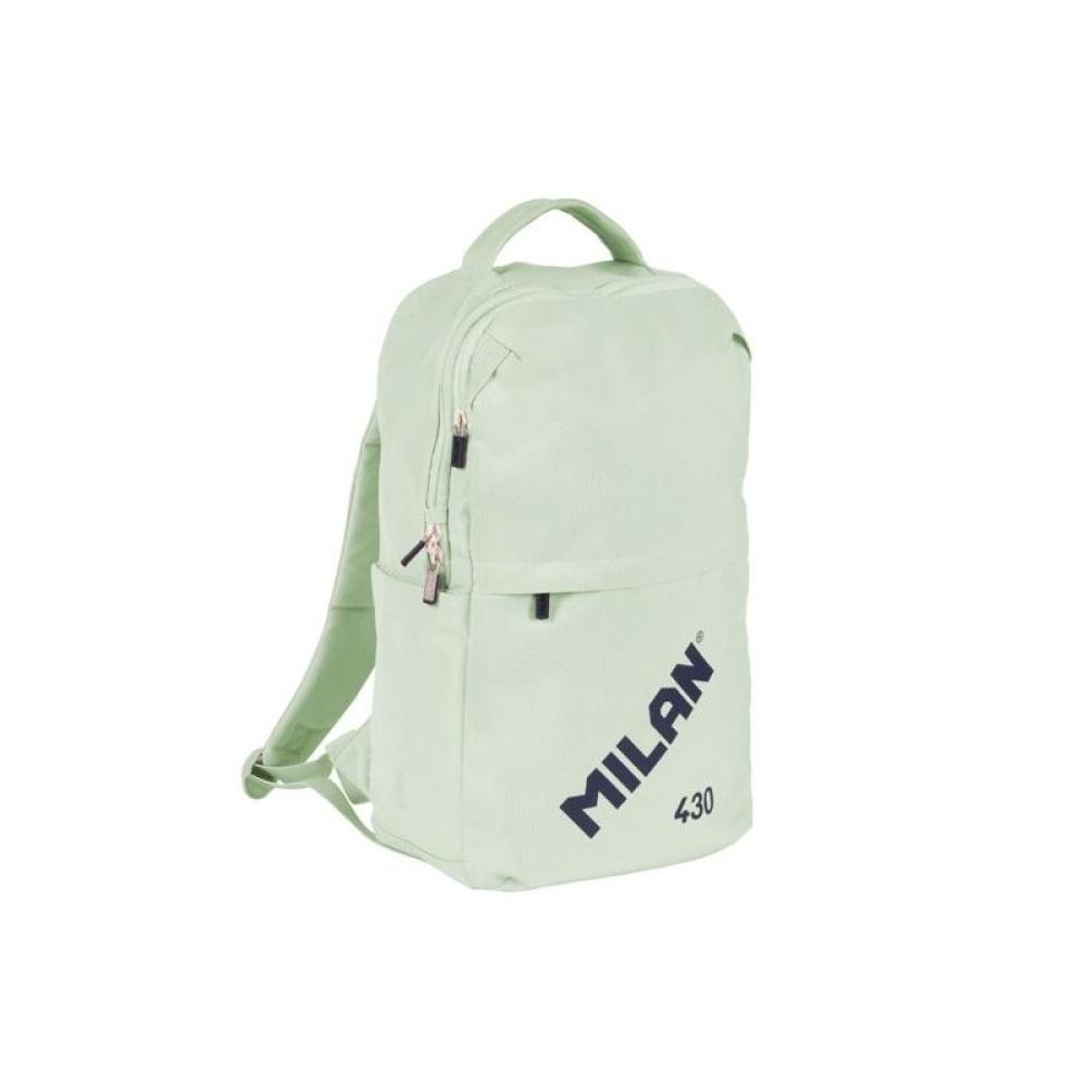 Milan - MILAN MOCHILA URBANA COMPACTA CON CIERRE DE SEGURIDAD 15L COLECCIÓN 430 SINCE 1918 VERDE