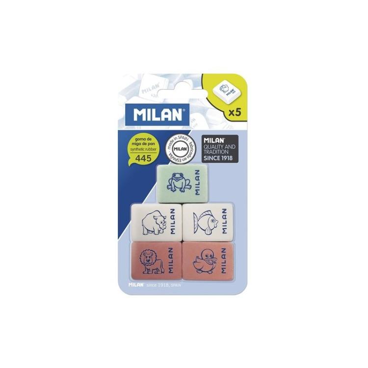 Milan - GOMA BORRAR MILAN 445 FLEXIBLE BLISTER 5