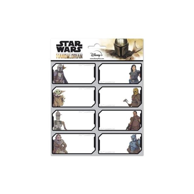 Grupo Erik - ETIQUETA ESCOLAR ERIK 8x4 THE MANDALORIA