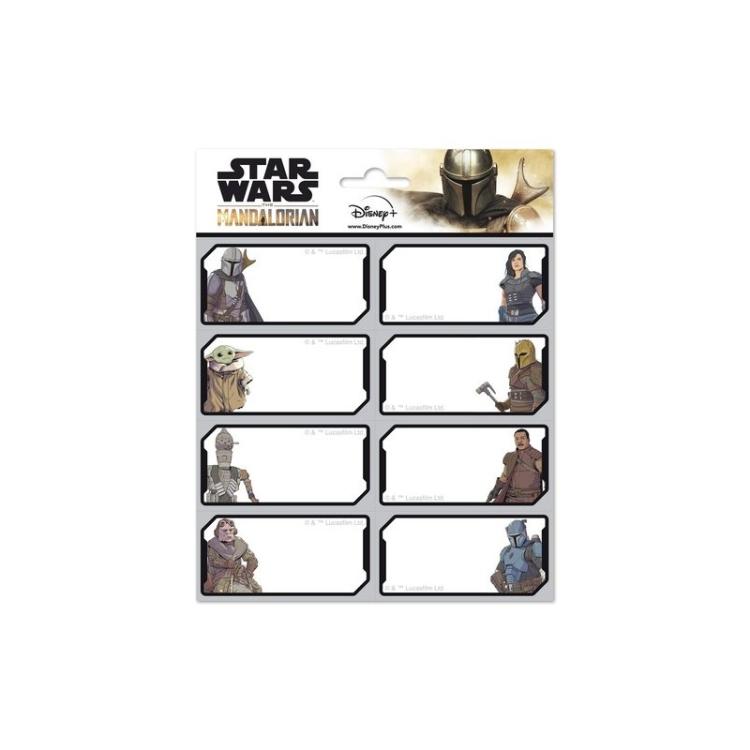 Grupo Erik - ETIQUETA ESCOLAR ERIK 8x4 THE MANDALORIA