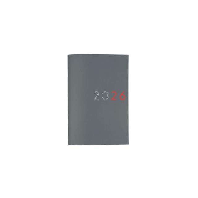 Finocam - FINOCAM PLANIFICADOR AGENDA Y11-165X240MM MES VISTA GRIS 2026 INTERNACIONAL