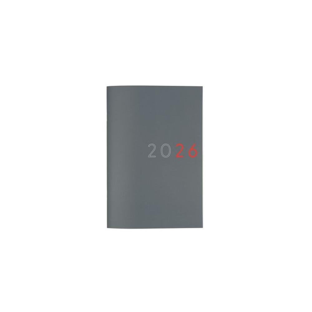 Finocam - FINOCAM PLANIFICADOR AGENDA Y11-165X240MM MES VISTA GRIS 2026 INTERNACIONAL