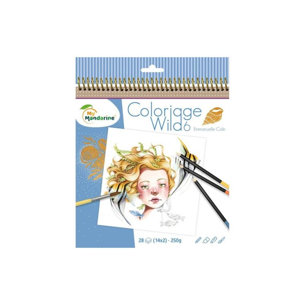 Avenue Mandarine - BLOC CLAIR. COLORIAGE WILD 6