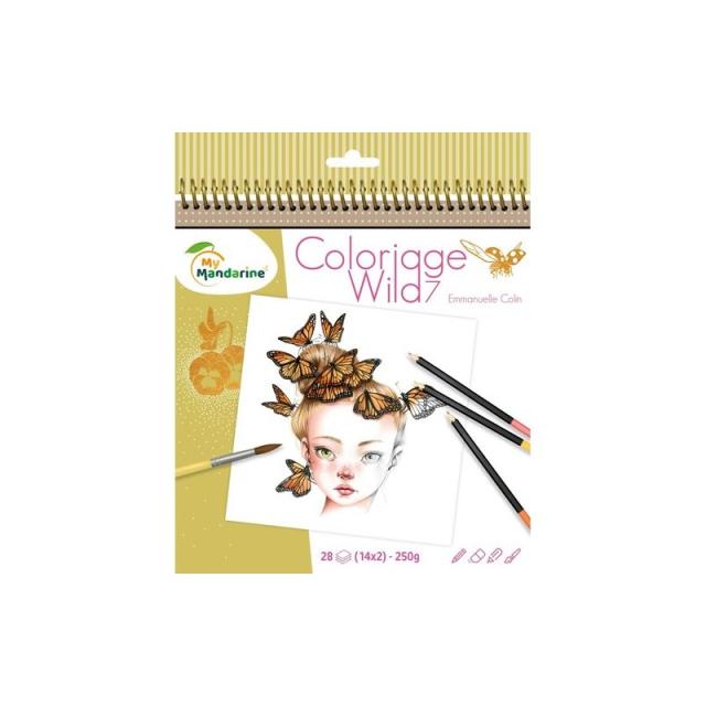 Avenue Mandarine - BLOC CLAIR. COLORIAGE WILD 7