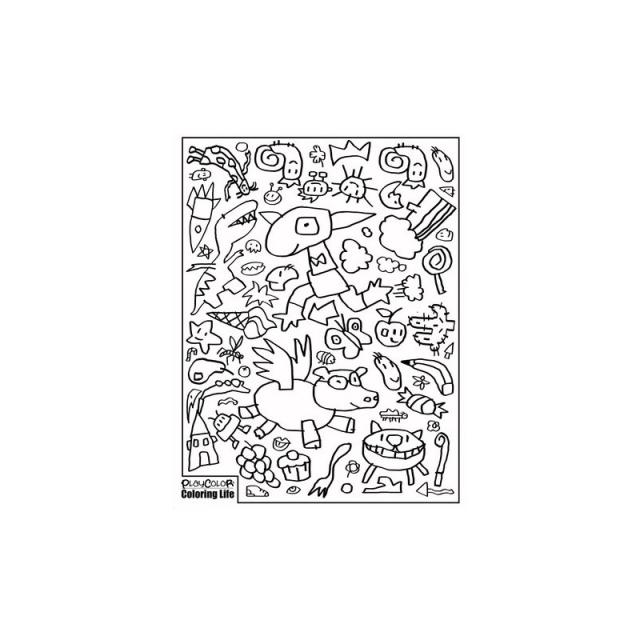 Playcolor - MANTEL PLAYCOLOR PARA PINTAR 213x137 - Pack de 10 unidades