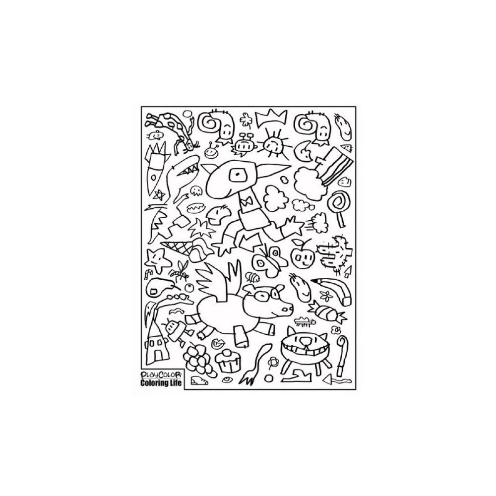 Playcolor - MANTEL PLAYCOLOR PARA PINTAR 213x137 - Pack de 10 unidades