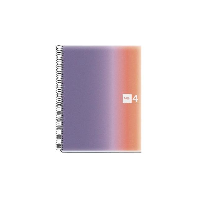 Miquelrius - BLOC MR NB-4 PP A4 120h HRZ PROVENCE - Pack de 5 unidades