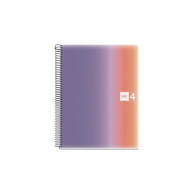 Miquelrius - BLOC MR NB-4 PP A4 120h HRZ PROVENCE - Pack de 5 unidades