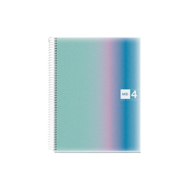 Miquelrius - BLOC MR NB-4 PP A4 120h HRZ SANTORINI - Pack de 5 unidades