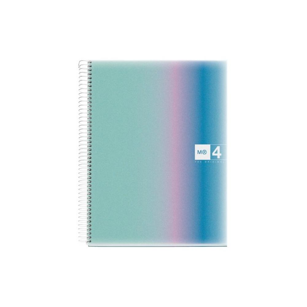 Miquelrius - BLOC MR NB-4 PP A4 120h HRZ SANTORINI - Pack de 5 unidades