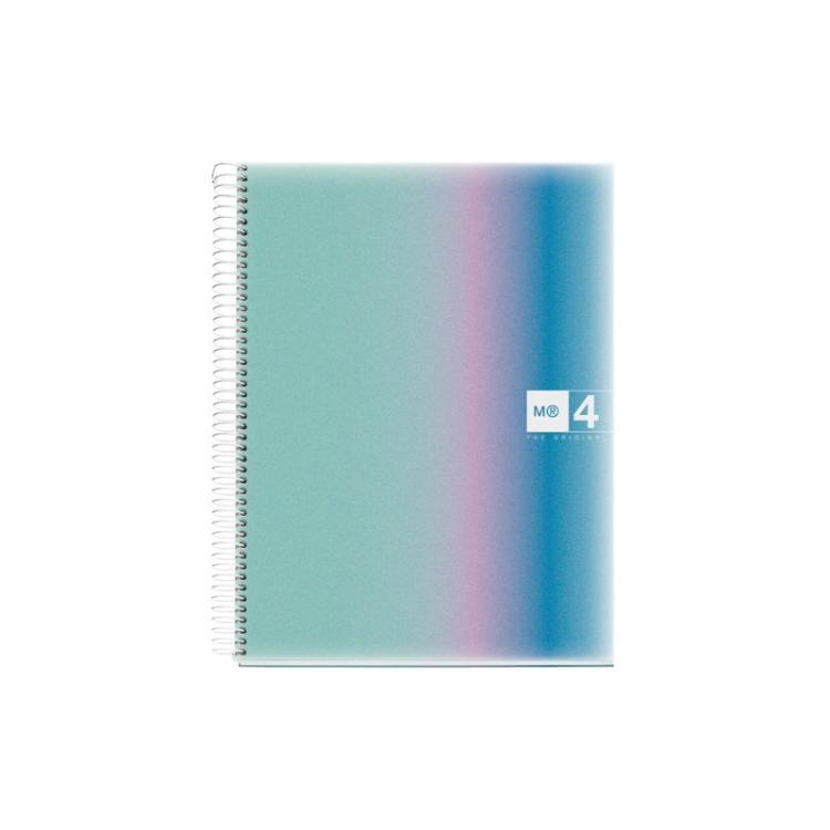 Miquelrius - BLOC MR NB-4 PP A4 120h HRZ SANTORINI - Pack de 5 unidades