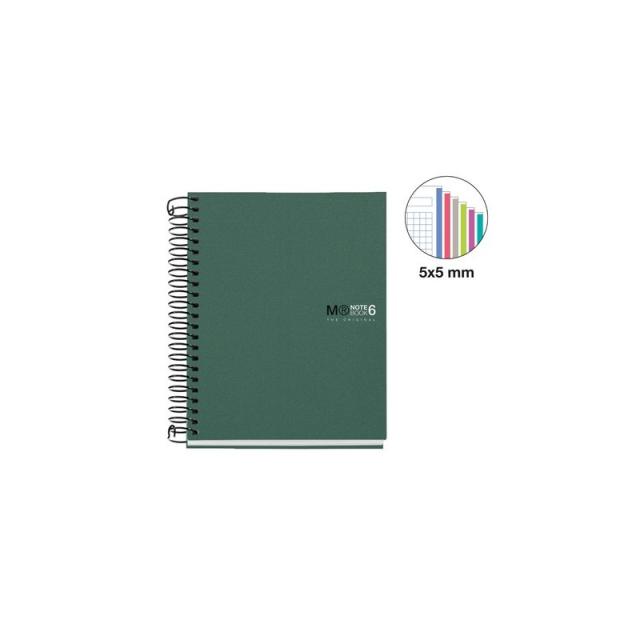 Miquelrius - BLOC MR NB-6 mic.PP A6 150h CD.5 KAKI - Pack de 5 unidades