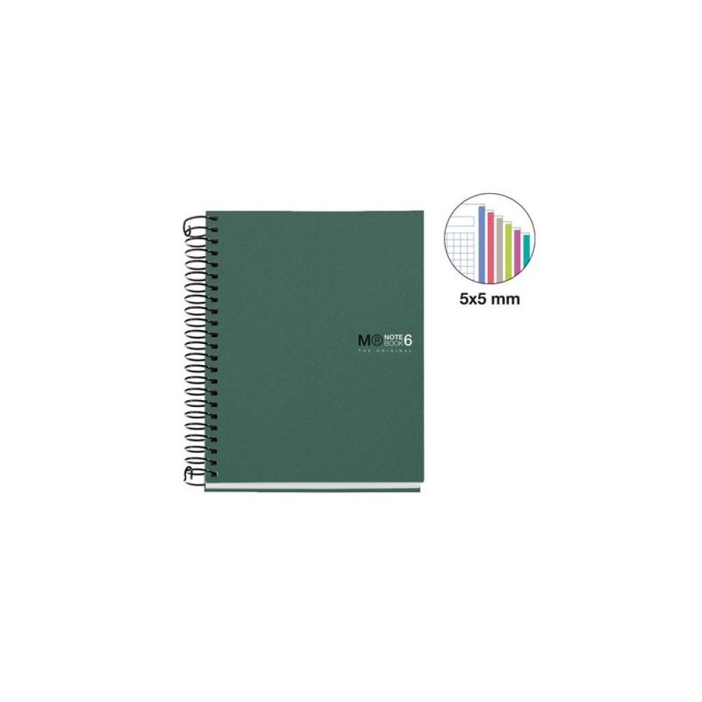 Miquelrius - BLOC MR NB-6 mic.PP A6 150h CD.5 KAKI - Pack de 5 unidades