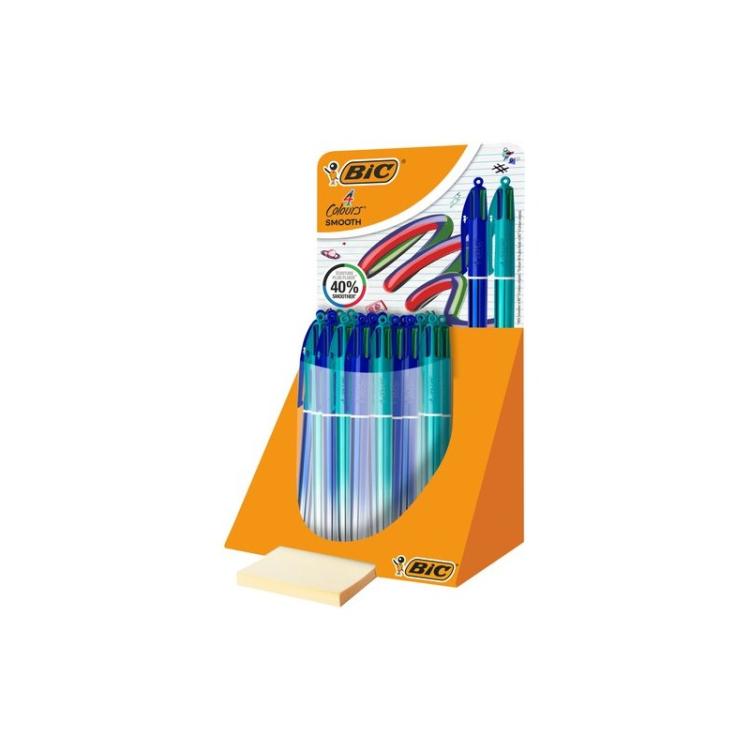 BIC - BOLIGRAFO 4 COL.BIC SMOOTH GRAD. EXP.30