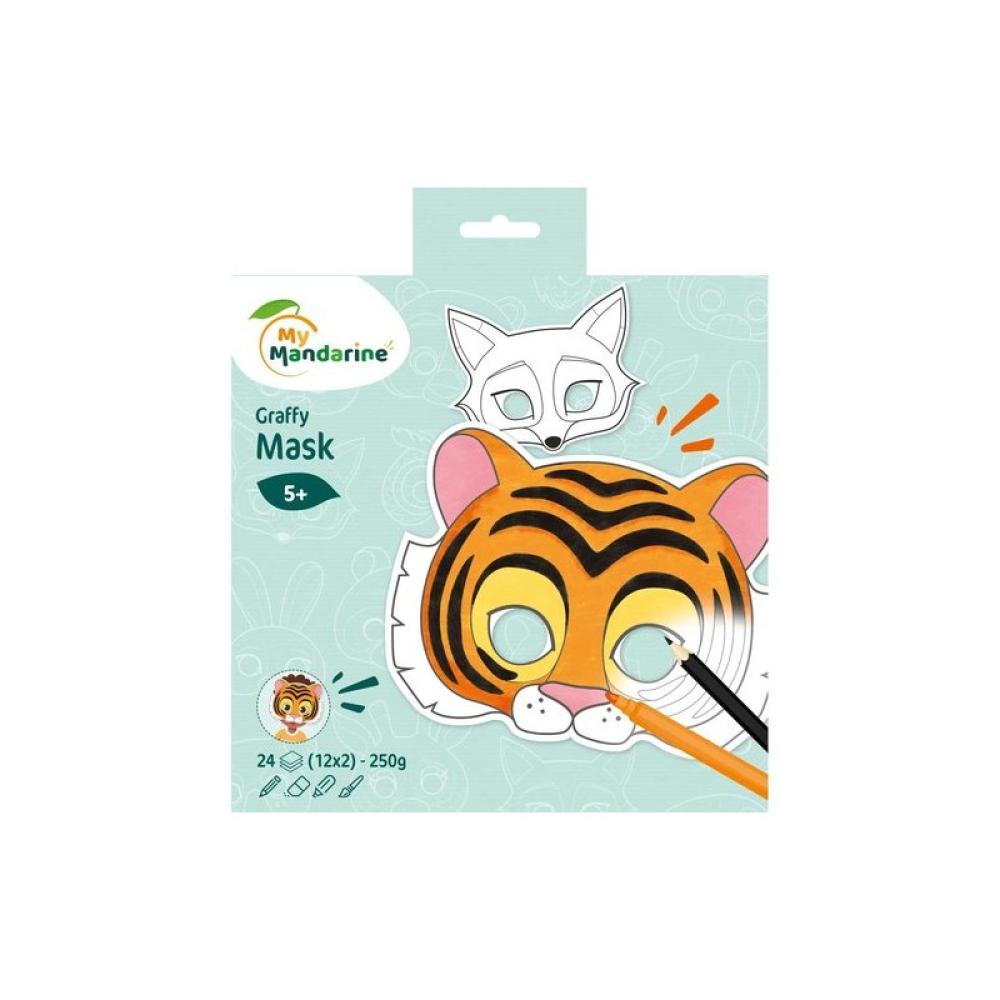 Avenue Mandarine - BLOC MASCARAS CLAIR. GRAFFY ANIMALES
