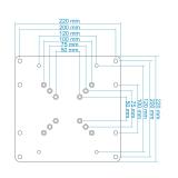 TooQ - Adaptador VESA 200X200