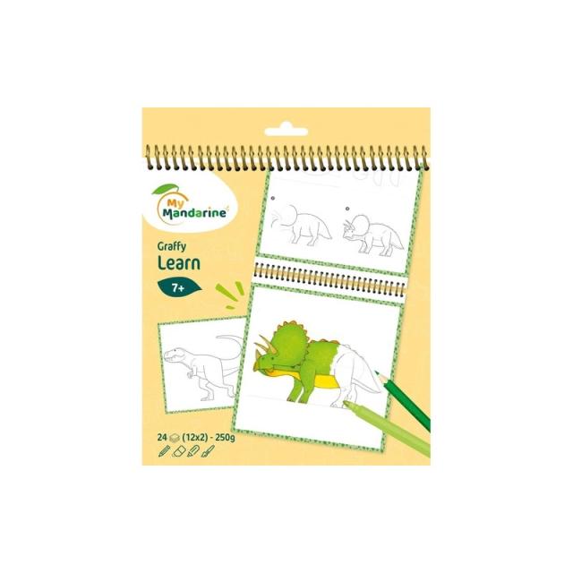 Avenue Mandarine - BLOC CLAIR. MANDARINE DINOSAURIOS