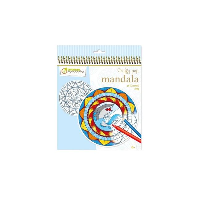 Avenue Mandarine - BLOC MANDALA CLAIR. GRAFFY MAND. CHICO