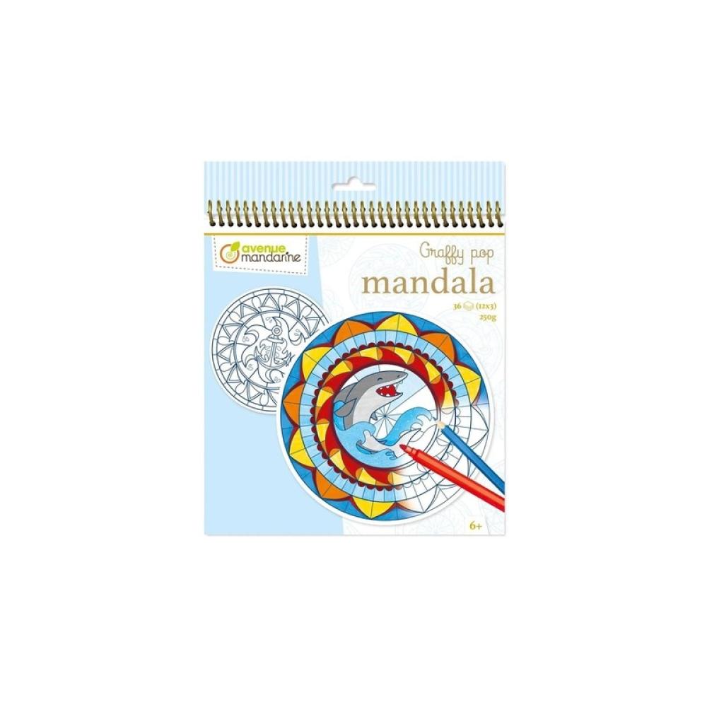 Avenue Mandarine - BLOC MANDALA CLAIR. GRAFFY MAND. CHICO