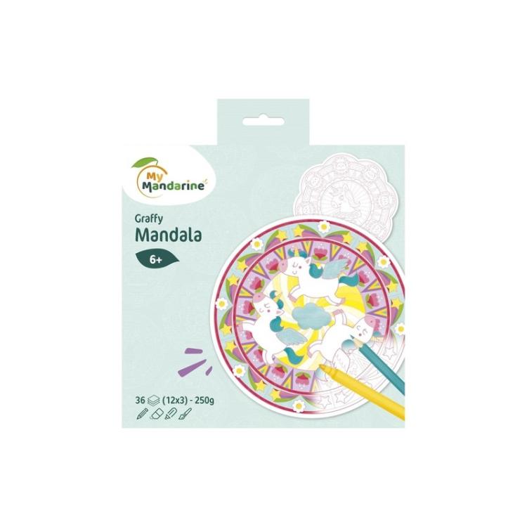 Avenue Mandarine - BLOC MANDALA CLAIR. GRAFFY MAND. MAGIA