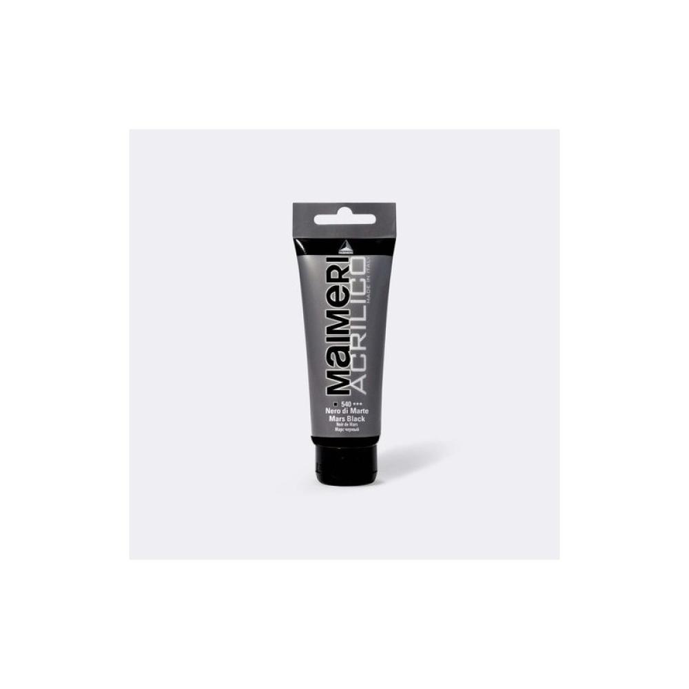 Maimeri - PINTURA ACRIL.MAIMERI 75 ml NEGRO M. - Pack de 3 unidades