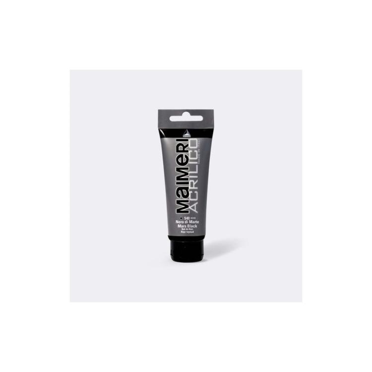 Maimeri - PINTURA ACRIL.MAIMERI 75 ml NEGRO M. - Pack de 3 unidades