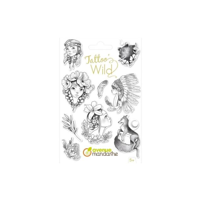 Avenue Mandarine - TEMPORARY TATTOOS A.MANDARINE WILD