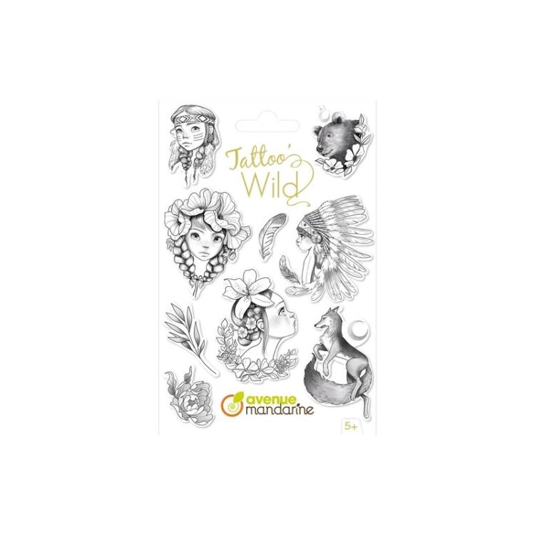 Avenue Mandarine - TEMPORARY TATTOOS A.MANDARINE WILD
