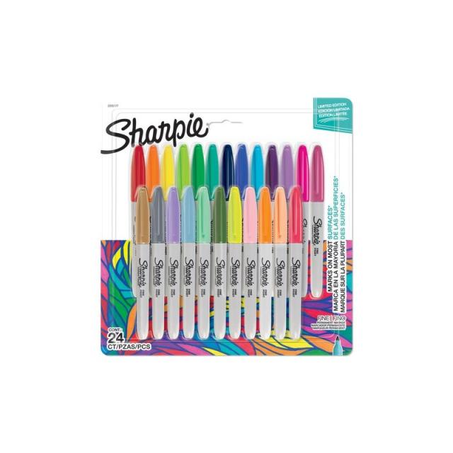 Sharpie - ROTUL.PAPERMATE SHARPIE MARKER SEAS.B/24 - Pack de 6 unidades