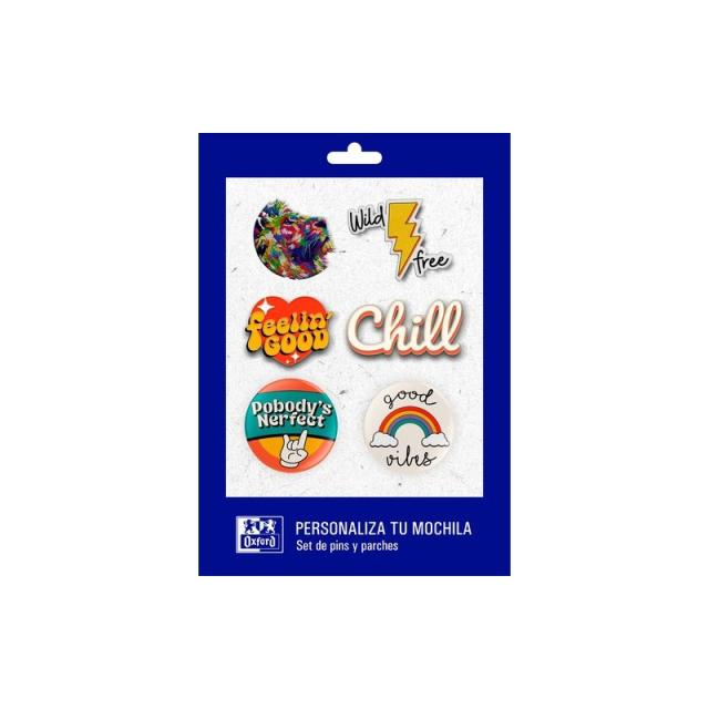 Oxford - PIN & PARCHES OXFORD PARA MOCHILAS