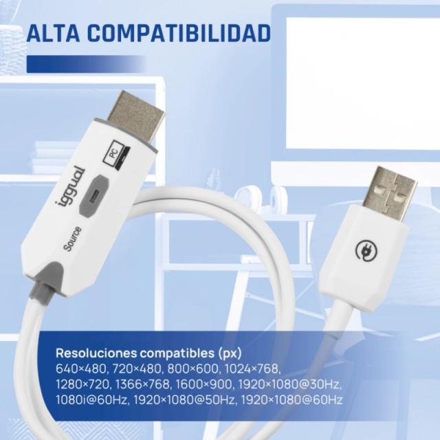 iggual - Transmisor y receptor HDMI FHD inalÃ¡mbrico