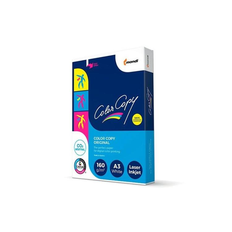 Color Copy - COLOR COPY PAPEL DIN A3 ESTUCADO 2 CARAS BRILLO 160GR PAQUETE DE 250 HOJAS