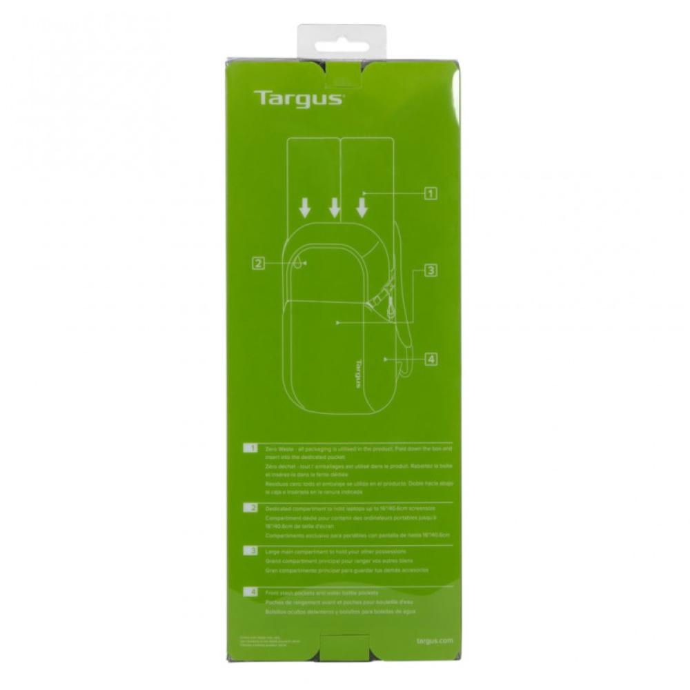 Targus - Zero Waste mochila Mochila informal Negro Plástico reciclado