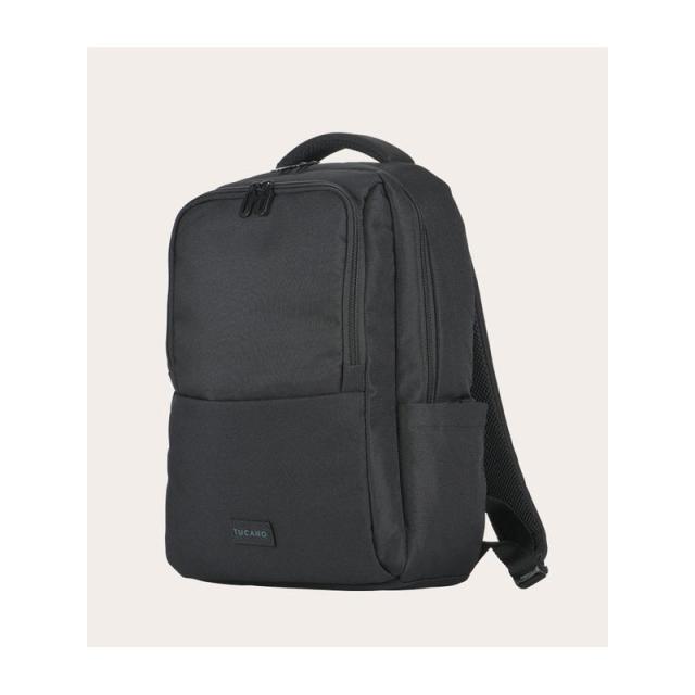 Tucano - BACKPACK LAPTOP 15.6 MACBOOK ACCS mochila Mochila de senderismo Negro Tereftalato de polietileno reciclado (rPET)