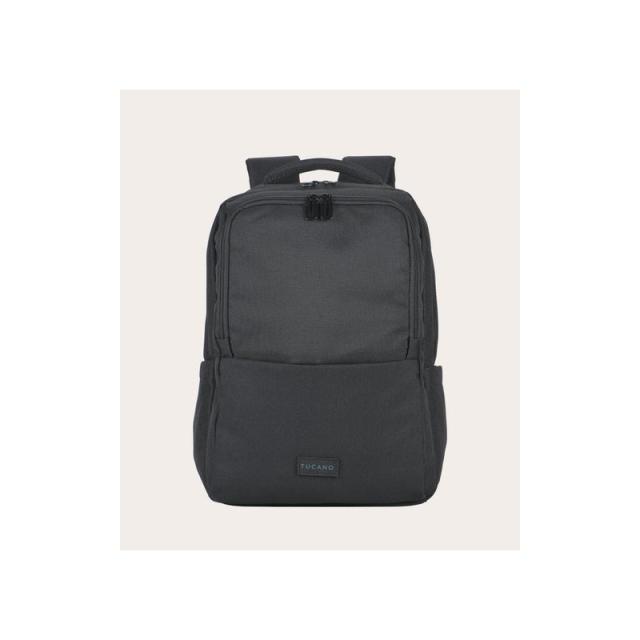 Tucano - BACKPACK LAPTOP 15.6 MACBOOK ACCS mochila Mochila de senderismo Negro Tereftalato de polietileno reciclado (rPET)