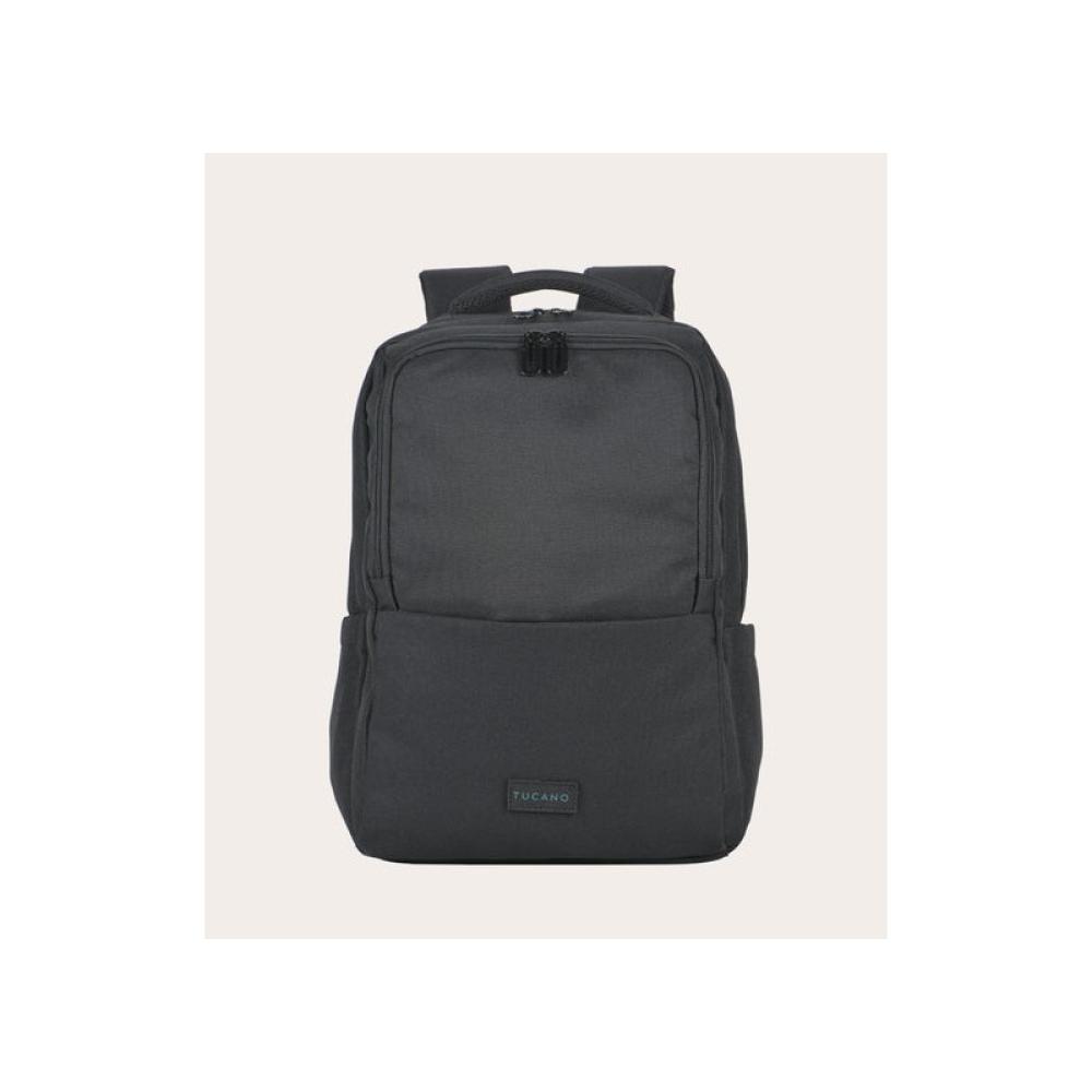 Tucano - BACKPACK LAPTOP 15.6 MACBOOK ACCS mochila Mochila de senderismo Negro Tereftalato de polietileno reciclado (rPET)