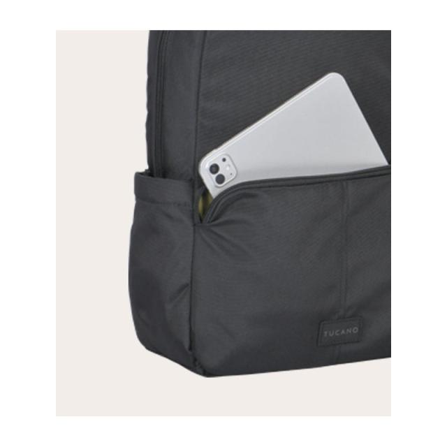 Tucano - BACKPACK LAPTOP 15.6 MACBOOK ACCS mochila Negro Tereftalato de polietileno reciclado (rPET)