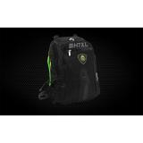 KeepOut - BK7GXL mochila Negro, Verde Imitación piel, Nylon