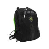 KeepOut - BK7GXL mochila Negro, Verde Imitación piel, Nylon