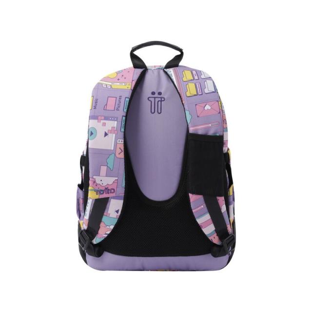 Totto - Crayoles mochila Mochila escolar Multicolor Poliéster