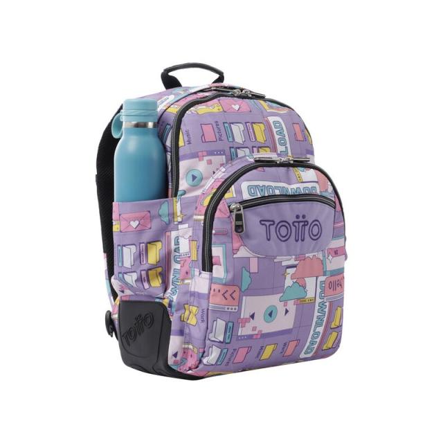 Totto - Crayoles mochila Mochila escolar Multicolor Poliéster